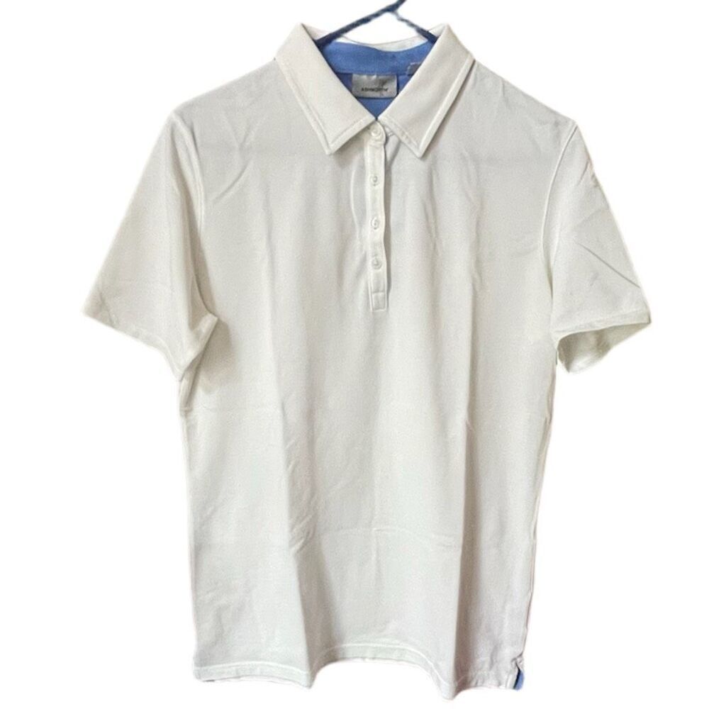 Ashworth size L 100% cotton polo shirt gorpcore outdoors.